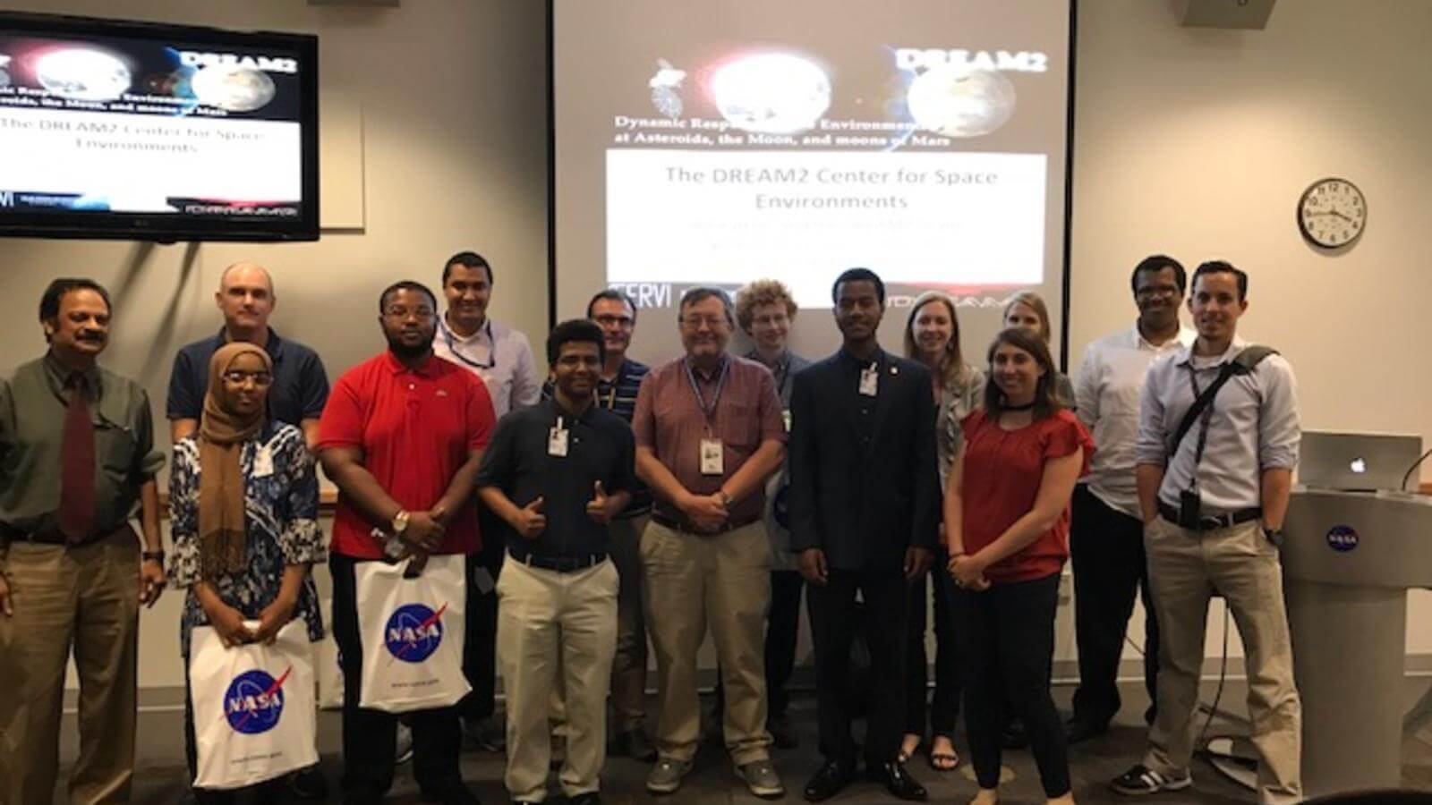 NASA MOO Students with Goddard Mentors - Summer 2017