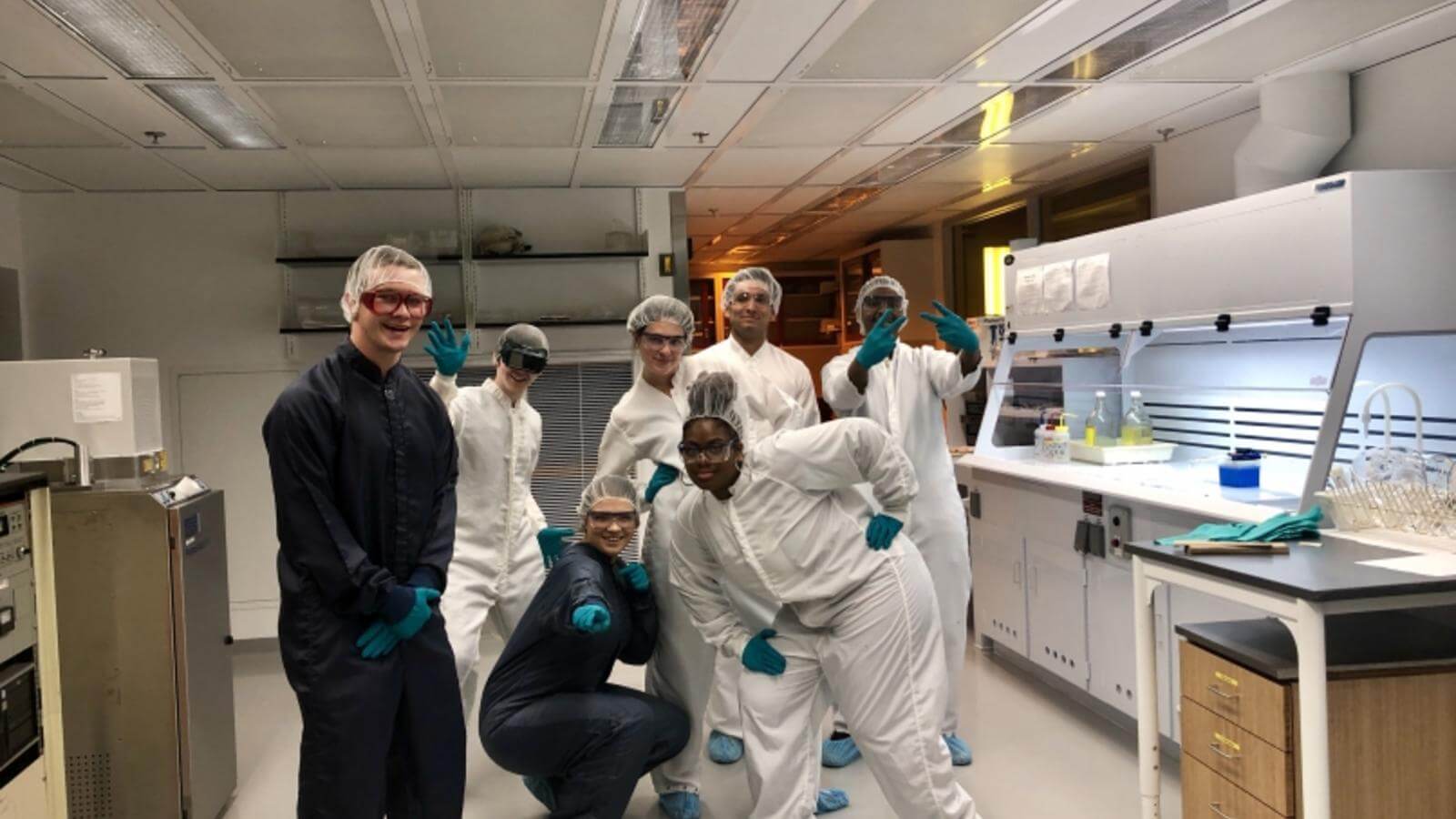 Students in a Lab
