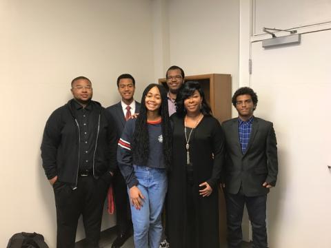 NASA MOO Students with Program Manager